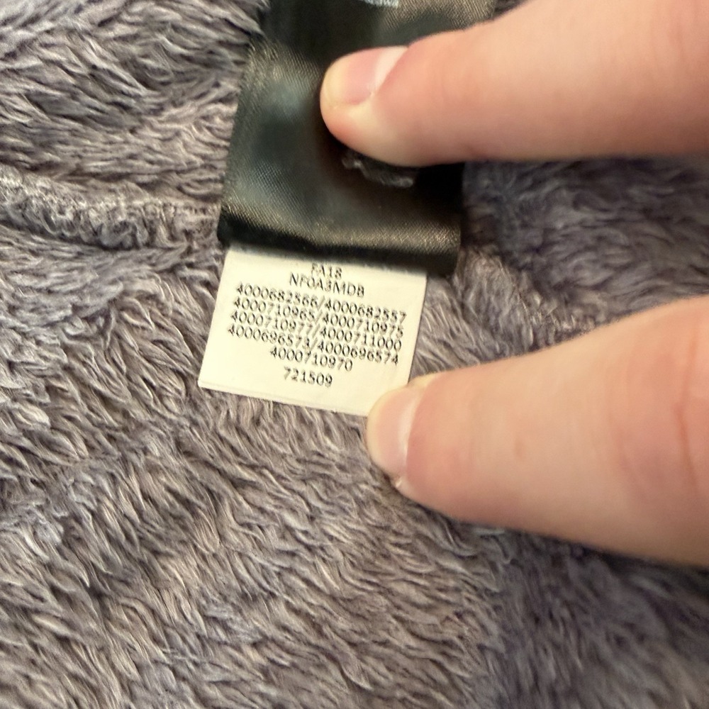 The North Face Womens M Fleece Vest Purple Full Zip Sherpa Outdoor Jacket - Picture 3 of 7